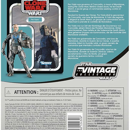 STAR WARS The Vintage Collection Pre Vizsla, The Clone Wars 3.75-Inch Collectible Action Figures, Ages 4 and Up