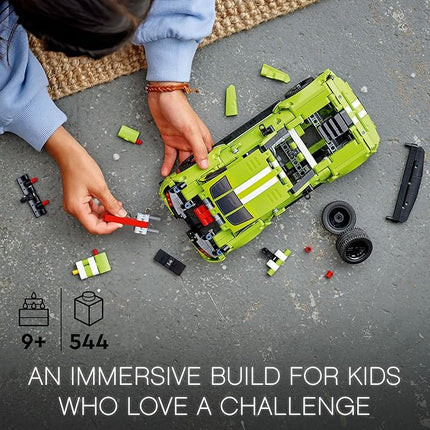 LEGO Technic Ford Mustang Shelby GT500 Toy Car - Building Toy for Boys & Girls, Ages 9+ Years - Pull Back Car W/AR App for Pretend Play - Gift Ideas - 42138