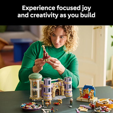 LEGO Disney Princess Beauty and The Beast Castle Building Set - Room Decor for Women & Men, Ages 18+ - Model Building Kit for Adults - Book Shelf Display - Gift for Christmas - 43263