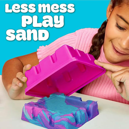 Play-Doh Sand Sensory Bucket, 5 Colors & Scents, Colored Sand in Resealable Container with 5 Sensory Tools, Sand Castle Building Kit, Creativity for Kids Sensory Bin, Toys for Soft Play