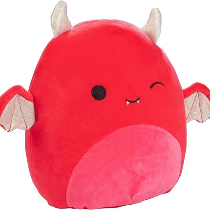 Squishmallows Original 10-Inch Karlie The Red Devil - Official Jazwares Halloween Plush - Collectible Soft & Squishy Pillow Stuffed Animal Toy - Amazon Exclusive 2025 -Gift for Kids, Girls & Boys