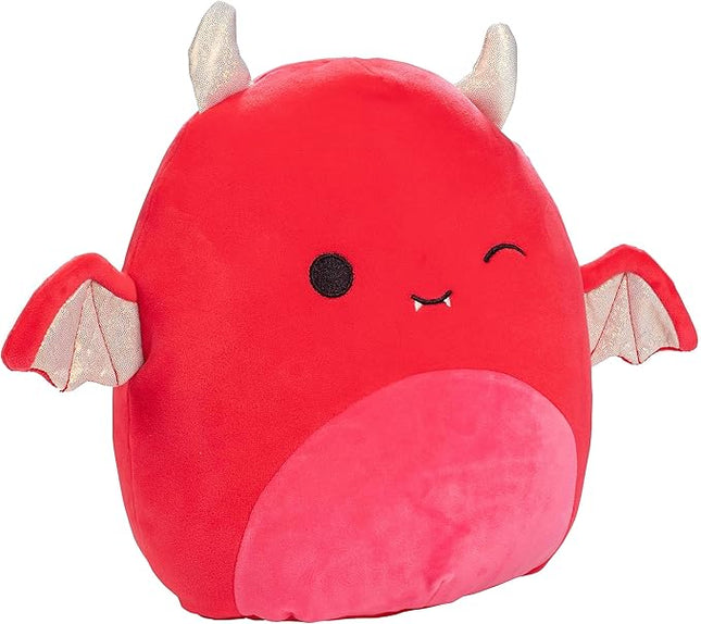 Squishmallows Original 10-Inch Karlie The Red Devil - Official Jazwares Halloween Plush - Collectible Soft & Squishy Pillow Stuffed Animal Toy - Amazon Exclusive 2025 -Gift for Kids, Girls & Boys