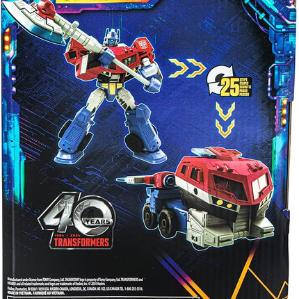 Transformers Legacy United Voyager Class Animated Universe Optimus Prime, 7-Inch Converting Action Figure, 8+