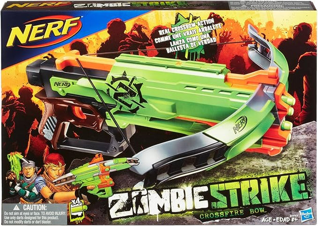 Nerf Zombie Strike Crossfire Bow Blaster