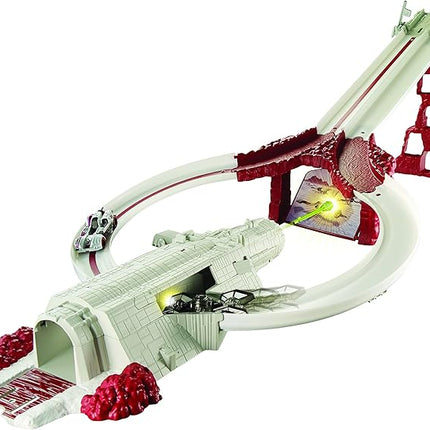 Hot Wheels Star Wars Crait Assault Raceway, Track Set