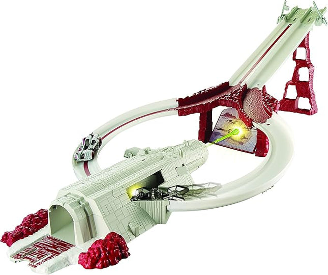 Hot Wheels Star Wars Crait Assault Raceway, Track Set