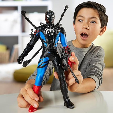 Spider-Man Marvel VenomVersus Liquid Shifter Action Figure with Accessories, 11-Inch-Scale Super Hero Toys for Kids Ages 4 and Up