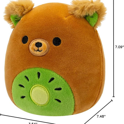 Squishmallows Original 5-Inch Mitchard Kiwi Bear - Official Jazwares Plush