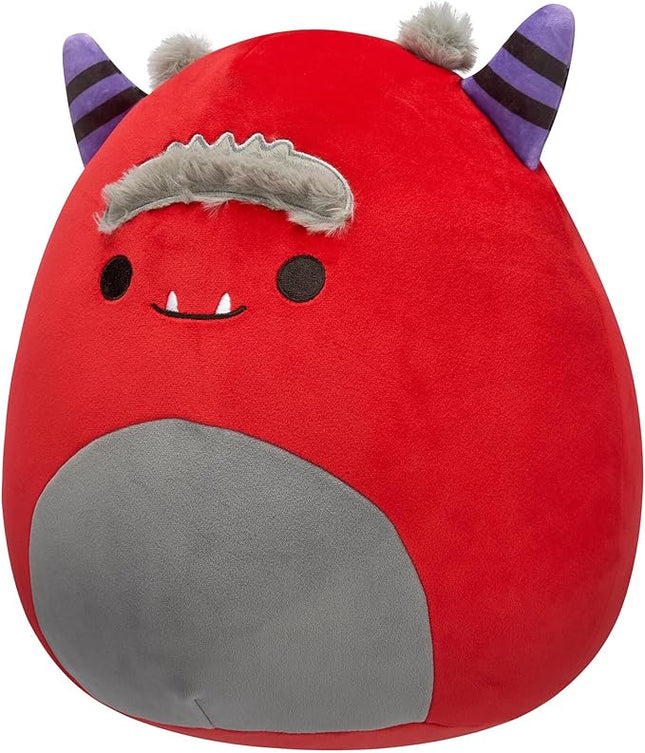 Squishmallows Original 12-Inch Jeb Burgundy Monster - Official Jazwares Plush (Medium-Sized)