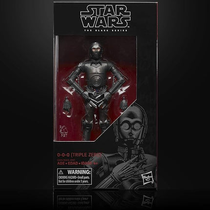 STAR WARS The Black Series Doctor Aphra Comics 6"-Scale 0-0-0 (Triple Zero) Figure