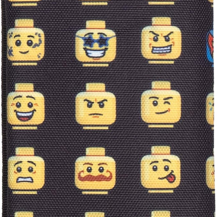 LEGO Trifold Wallet, Kids Unisex Wallet for Boys and Girls, with Clear ID Window, Card and Cash Pockets and Secure Hook and Loop Closure, Minifigure