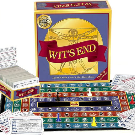 Wit's End — A Smart, Mind-Bending Trivia & Brain Teaser Game That Will Challenge Your Wits & Knowledge — Adult & Family Night Fun