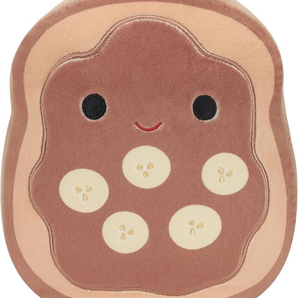 Squishmallows Original 8-Inch Danilo Chocolate Banana Toast - Official Jazwares Plush