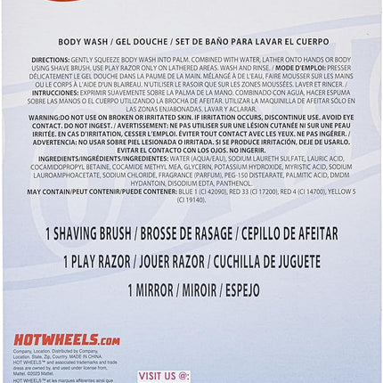 Hot Wheels My First Shaving Kit, Little Boy Pretend Shave Kit, Fake Toy Razor, Safe for Kids Ages 3+