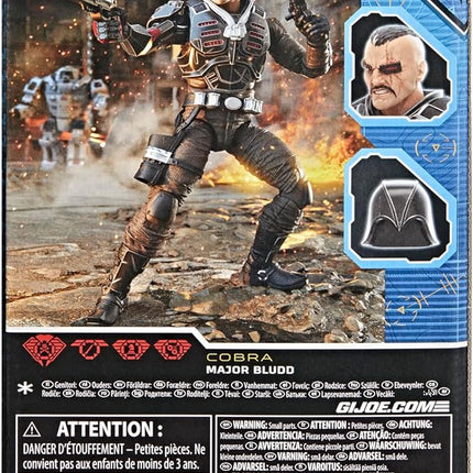 G.I. Joe Classified Series #166, Major Bludd, Collectible 6 Inch Action Figure with 7 Accessories