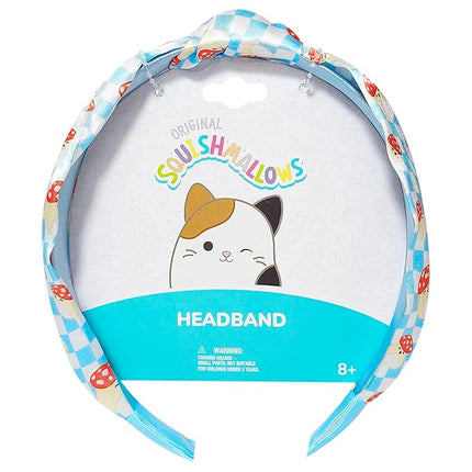 LUV HER Licensed Squishmallows Knotted Headband - Thick Headbands For Girls - One Size Fit All - Hair Accessories For Her Ages 8+