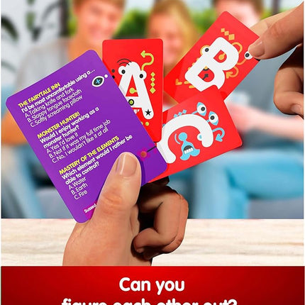 SUSSED Wacky ‘What Would You Do’ Card Game - Fun Boo Basket Stuffer for Girls, Boys & Kids - Builds Social Skills & Confidence - Purple Pack: Dragons, Space & Magic