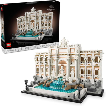 LEGO Architecture Trevi Fountain Building Set - Collectible Model of Italian Landmark for Display for Adults, 18+ - Gift for Women & Men - 21062