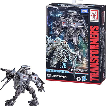 Transformers Toys Studio Series 78 Deluxe Class Revenge of The Fallen Sideswipe Action Figure - Ages 8 and Up, 4.5-inch