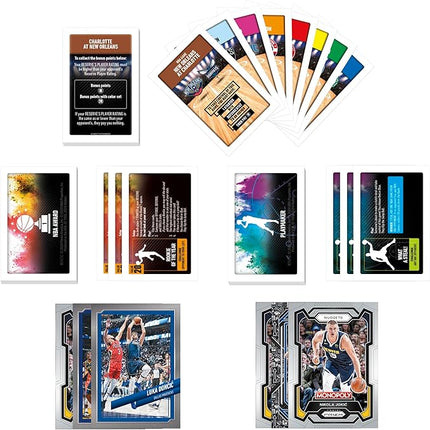 Monopoly Prizm: NBA 2nd Edition Board Game | Monopoly Game with 2023-24 Panini NBA Trading Cards | Ages 8 and Up | 2 to 4 Players | Basketball Games