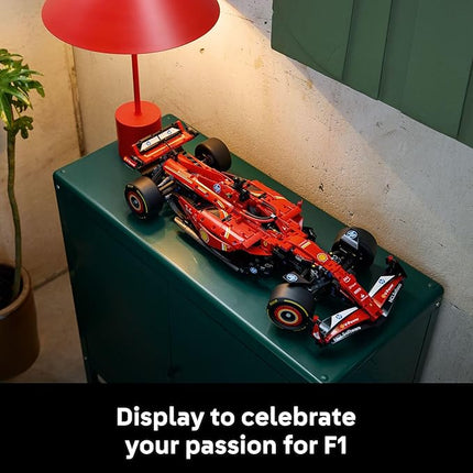 LEGO Technic Ferrari SF-24 F1 Model Car Kit - Building Set for Adults, Ages 18+ with Realistic Features - Gift for Birthdays - Gift for Christmas - 42207