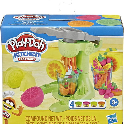 Play-Doh Kitchen Creations Juice Squeezin' Toy Juicer for Kids 3 Years and Up with 4 Non-Toxic Colors
