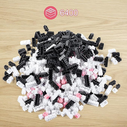 Micro Dog Building Husky Set, DIY Animal 3D Puzzle Building Toy Bricks Set, Educational Particle Building Blocks Toys Kits Gifts for Kids or Adults (4800 Pieces)