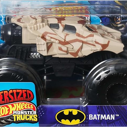 Hot Wheels Monster Trucks, Oversized Monster Truck, 1:24 Scale Die-Cast Toy Truck with Giant Wheels and Cool Designs