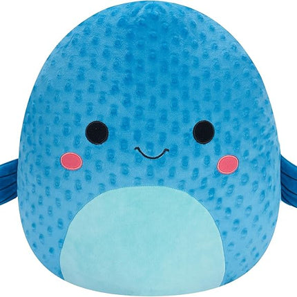 Squishmallows Original 16in Refalo The Blue Pufferfish – Official Jazwares Plush (Large)