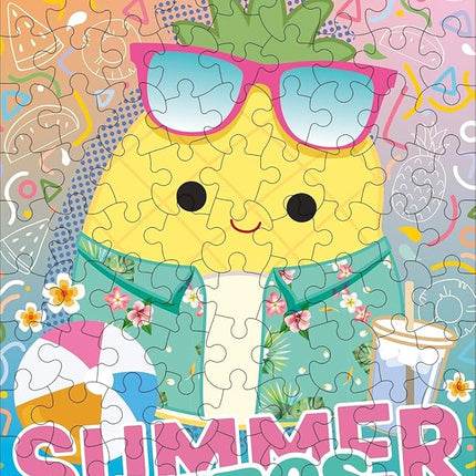 Buffalo Games - Squishmallows - Sweet Squishmallow Collage - 100 Piece Jigsaw Puzzle for Families -Challenging Puzzle Perfect for Game Nights - Finished Size is 15.00 x 11.00