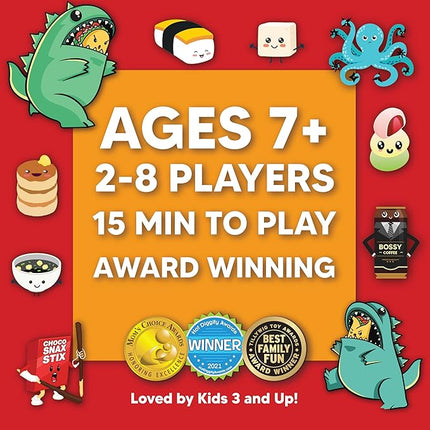 Taco vs Burrito Tokyo Expansion Pack - Fun Family Game for Kids & Adults, Ideal for Family Game Nights, Board & Card Game, Perfect Idea, Requires Core Game