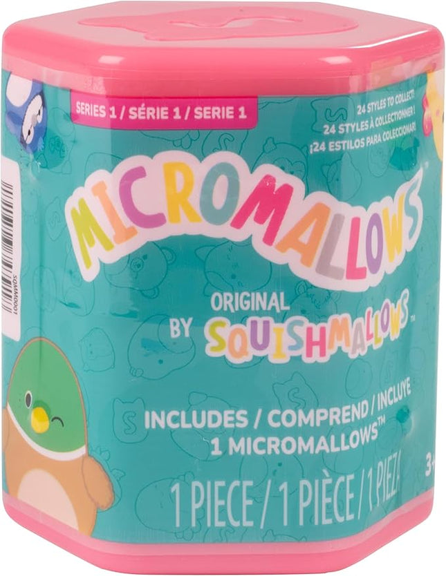 Squishmallows Micromallows Series 1 Mini Mystery Plush (1 Pack) Official Jazwares Plush - Collectible Soft & Squishy Blind Capsules - Styles May Vary - Gift for Boys, Girls & Kids
