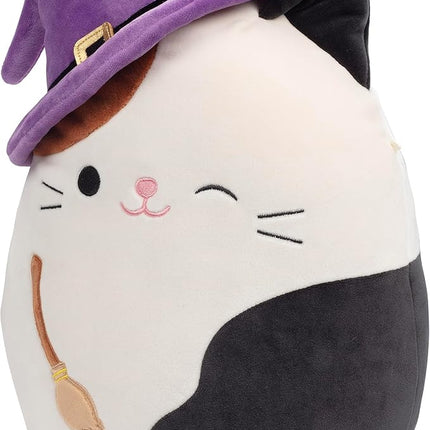 Squishmallows Original 10-Inch Cam The Cat Witch - Official Jazwares Halloween Plush - Collectible Soft & Squishy Kitty Stuffed Animal Toy - Add to Your Squad - Gift for Kids, Girls & Boys