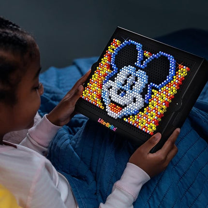 Lite Brite Super Bright HD, Disney Edition - Creative Retro Light-Up Screen – Educational Play for Children, Enhances Creativity, Gift for Boys and Girls Ages 6+