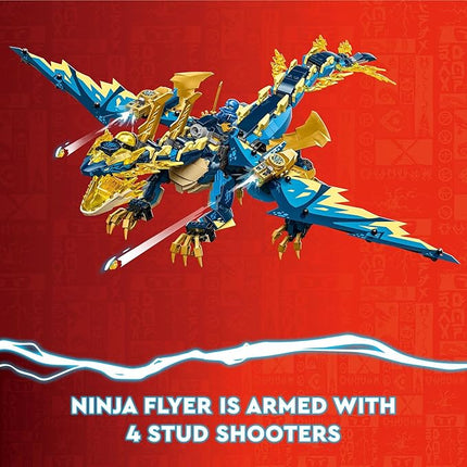 LEGO NINJAGO Elemental Dragon vs. The Empress Mech 71796 Building Toy Set, Features a Dragon, Mech, Ninja Flyer and 6 Minifigures, Gift for Boys and Girls Ages 9+ Who Love Ninja Warriors