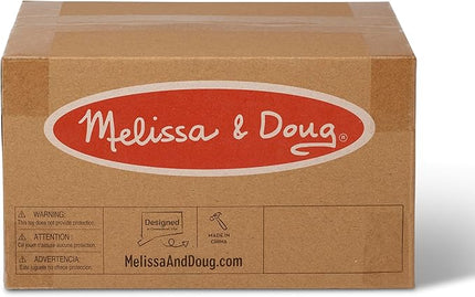 Melissa & Doug Construction Worker Costume Set (6-Piece) with Deluxe Jumbo Cardboard Blocks (24-Piece)