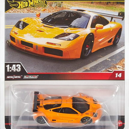 Hot Wheels Premium 1:43rd Scale Vehicle, Officially Licensed Replicas for Adult Collectors, Real Riders Tires, Metal/Metal Body & Chassis