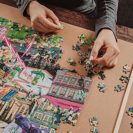 Alien Attack Sci-Fi Classics 1000-Piece Jigsaw Puzzle for Adults | Interactive Brain Teaser, Educational Toys & Games, Home Activities Building Kit for Creative Play | Nostalgic Gifts and Collectibles