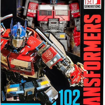 Transformers Toys Studio Series Voyager Class Transformers: Rise of the Beasts 102 Optimus Prime 6.5-inch Converting Action Figure, 8+