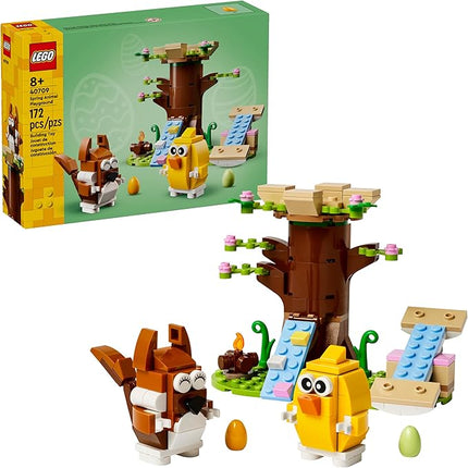 LEGO Spring Animal Playground Building Toy - Pretend Play Set with Squirrel and Bird Figure for Boys and Girls, Ages 8+ - Gift for Kids - 40709