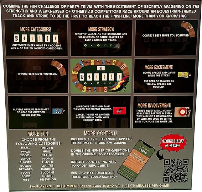 More Than You Know – A Party Trivia Game with an Expansion App Providing Abundant Additional Categories and Questions