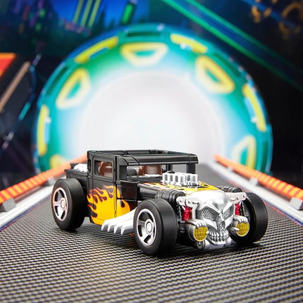 TRANSFORMERS Collaborative Hot Wheels x Bone Shaker, Deluxe Class 5-Inch Robot Action Figure Converts to Car, Car Toys for Ages 8+