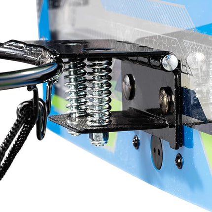 NERF LED Over The Door Mini Basketball Hoop - Light Up Indoor Kids Basketball Hoop - Electronic Slam Dunk Set with Mini Ball - Door + Bedroom Toy for Kids