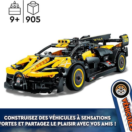 LEGO 42151 Technic Bugatti Car Toy Car Racing Model Car Collectible Iconic Vehicles from 9 Years Old