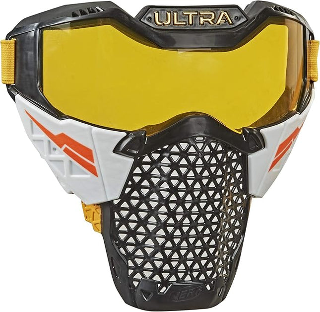 Nerf Ultra Battle Mask - Adjustable Head Strap, Breathable Design - Wearable Face Shield Ultra Battlers