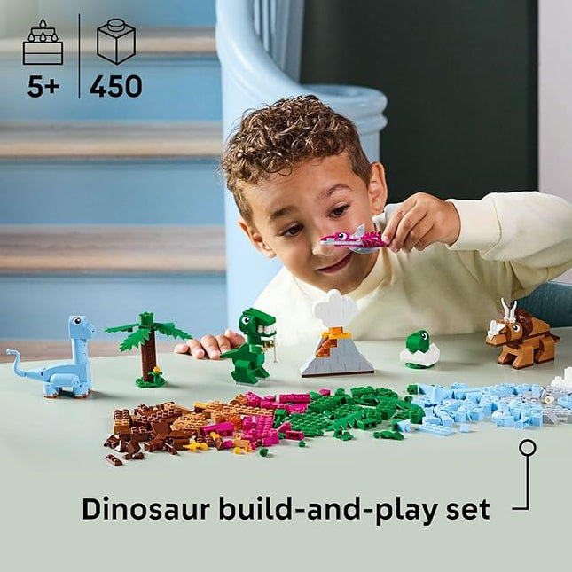 LEGO Classic Creative Dinosaurs Toy - Building Blocks Toy for Kids, Boys and Girls, Ages 5+ - Learning and Educational Toy for Preschool - Gift Idea for Birthdays - 11041