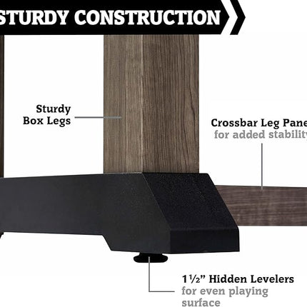 Hall of Games Air Hockey Table, Indoor Arcade Gaming Sets with Electronic Score Systems, Perfect for Family Game Rooms