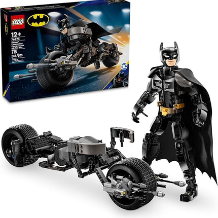 LEGO DC Batman Construction Figure & The Bat-Pod Bike Building Toys - Batman Action Figure from The Dark Knight for Boys & Girls, Ages 12+ - Superhero Gift Ideas for Kids - 76273