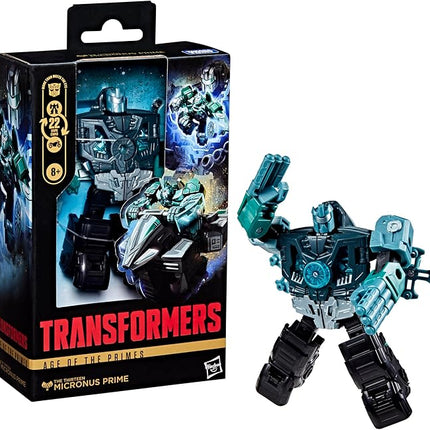 Transformers Age of The Primes The Thirteen Micronus Prime, Deluxe Class 5.5-Inch Converting Action Figure, Robot Toys for Ages 8+