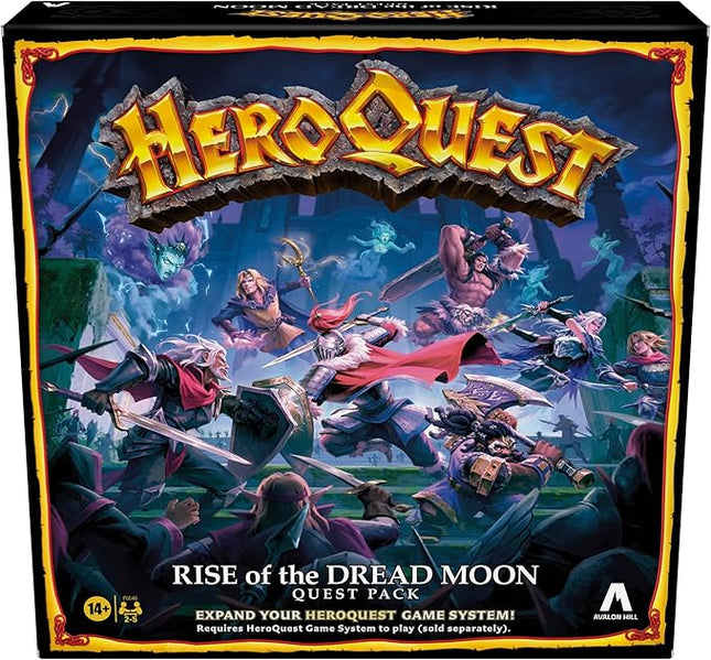 HeroQuest Rise of The Dread Moon Quest Pack, Requires HeroQuest Game System to Play, Roleplaying Games for 2-5 Players, Ages 14+